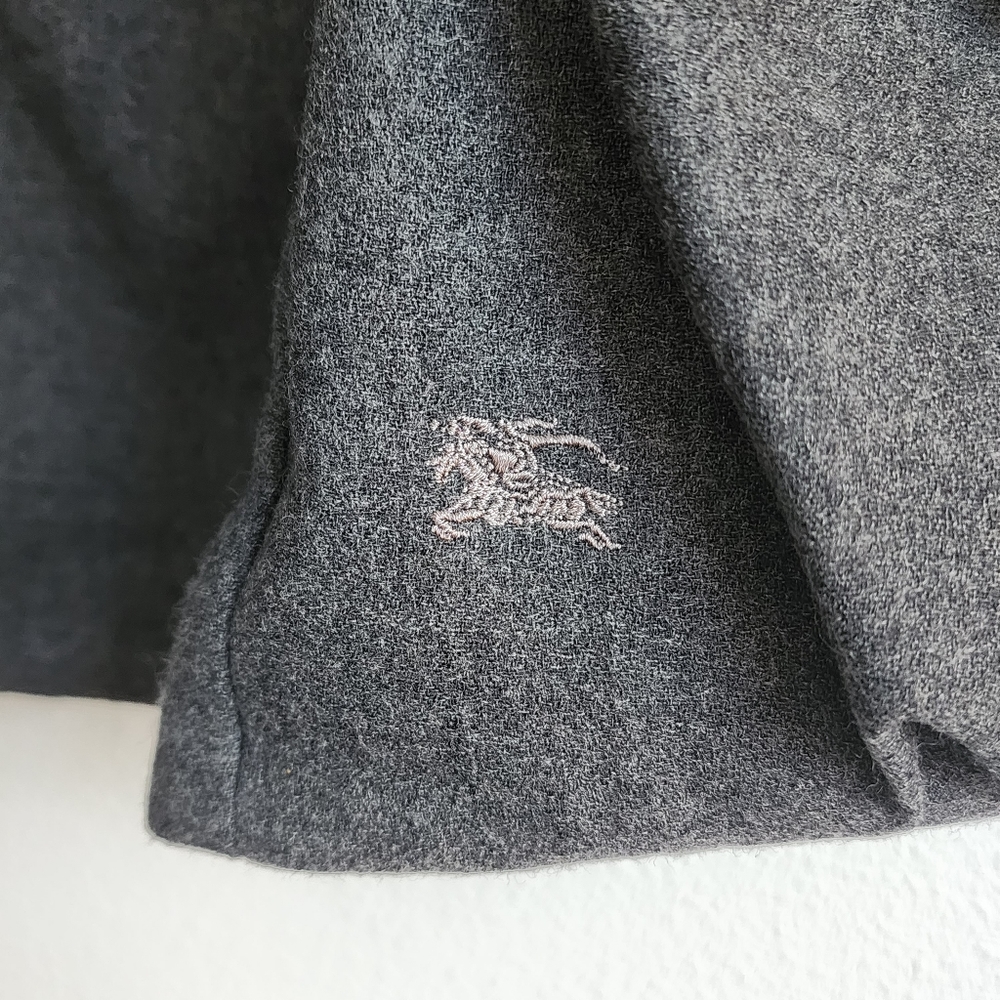 NWT Burberry Blue Label Gray Wool Dress with Ribbon Detail 𓆩♡𓆪 - Picture 3 of 9